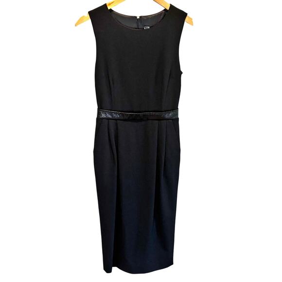 Dolce & Gabbana Black Sleeveless Midi Shift Dress - size 38 - Picture 1 of 9